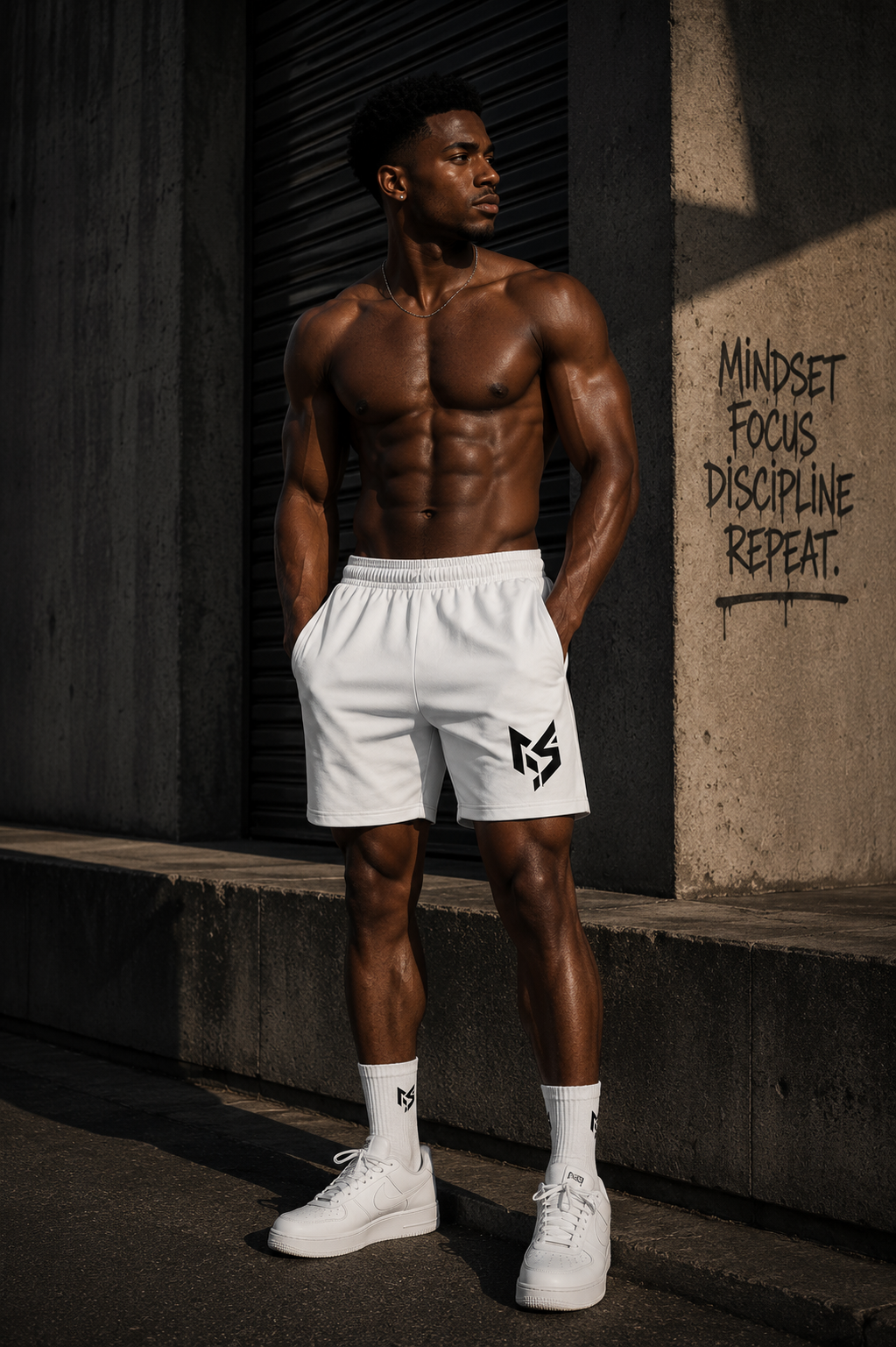 MindShift Generation Sport-Shorts White Edition